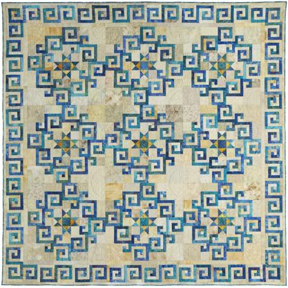 Quilt: Aegean Sea by Judy Martin