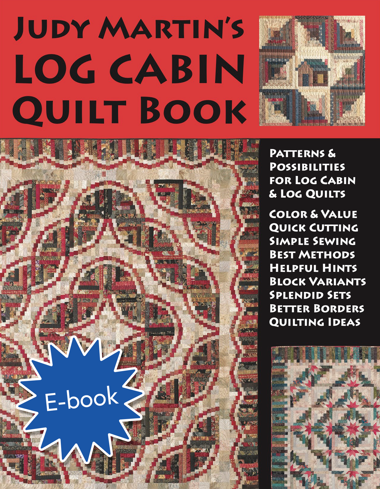 Downloadable Quilt Books - Creative Log Cabin Quilting