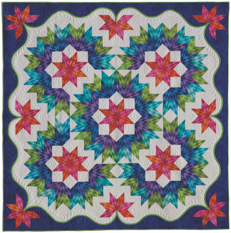 Photo of Skewed 9-Patch from Singular Stars by Judy Martin