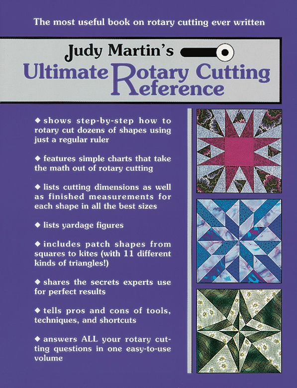 Judy Martin's Ultimate Rotary Cutting Reference Cover Artwork